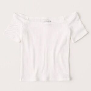 🕊️ A&F Ribbed Off The Shoulder Top